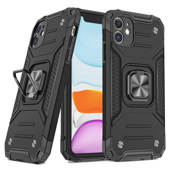 Armor Ringstand Case Black iPhone 11