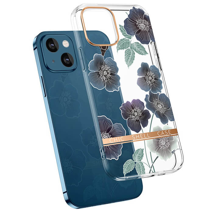 Floral Series Hard Case Mercury Flowers iPhone 14 Plus