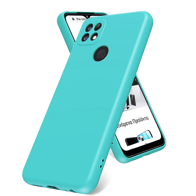 Rubber Silk Case Mint Xiaomi Redmi 9C