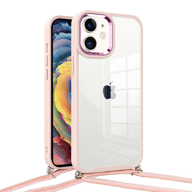 Θήκη Orso Shield Κορδόνι Clear Cream iPhone 11