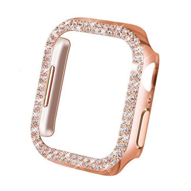 Θήκη Hard Diamonds Gold Apple Watch 45mm