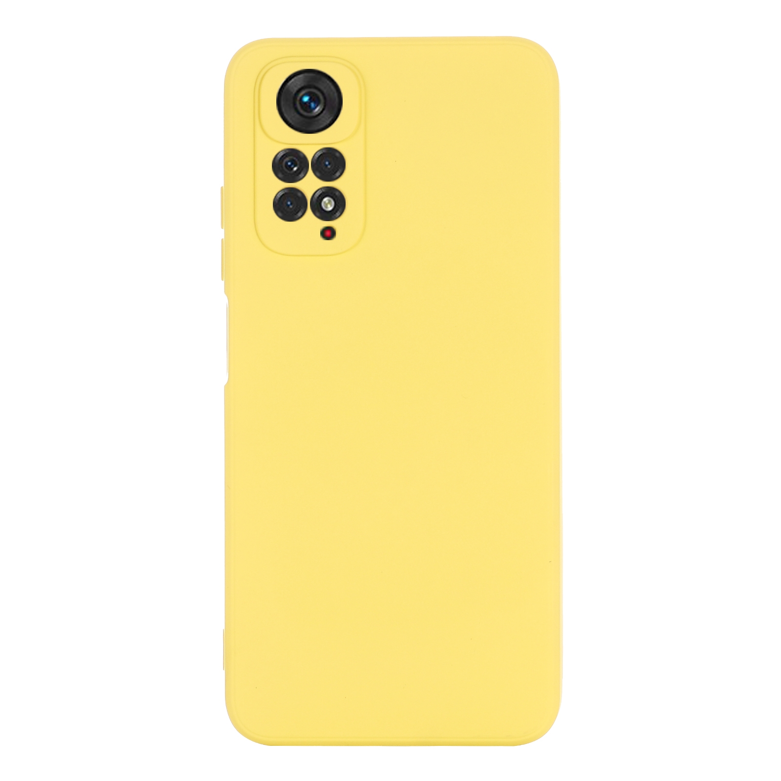 Rubber Silk Case Yellow Xiaomi Redmi Note 11 Pro 4G/5G