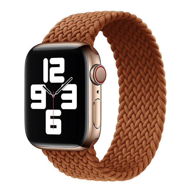 Hera Braided Camel Λουράκι για Apple Watch 42/44/45/49mm (Size: L)