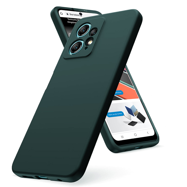 Θήκη Rubber Silk Green Xiaomi Redmi Note 12 4G