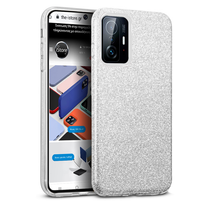 Hybrid Strass Silver Case Xiaomi 11T / 11T Pro