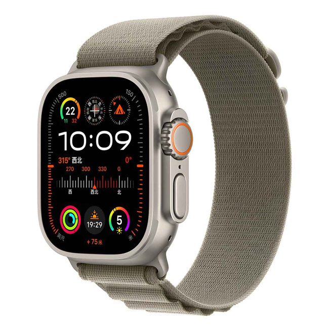 WiWU Alpine Nylon Loop Band Olive Apple Watch 42/44/45/46/49mm