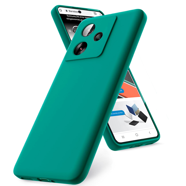 Θήκη Rubber Silk Jungle Green Xiaomi Redmi 13