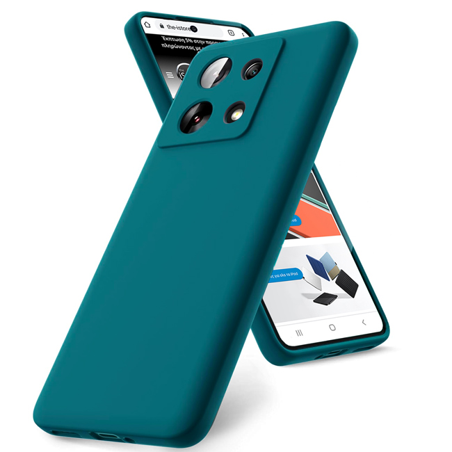 Θήκη Rubber Silk Emerald Xiaomi Redmi Note 13 Pro 4G