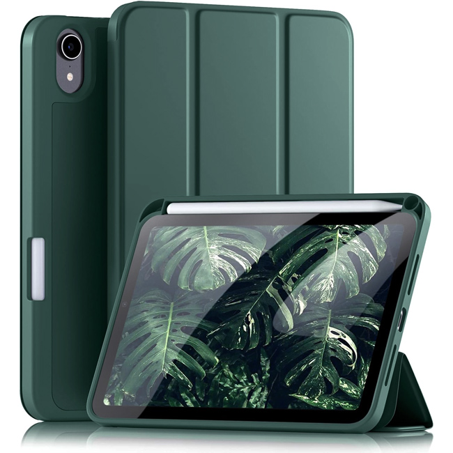 Θήκη Soft TPU Flexible Pencil Holder Green iPad Mini 6/7